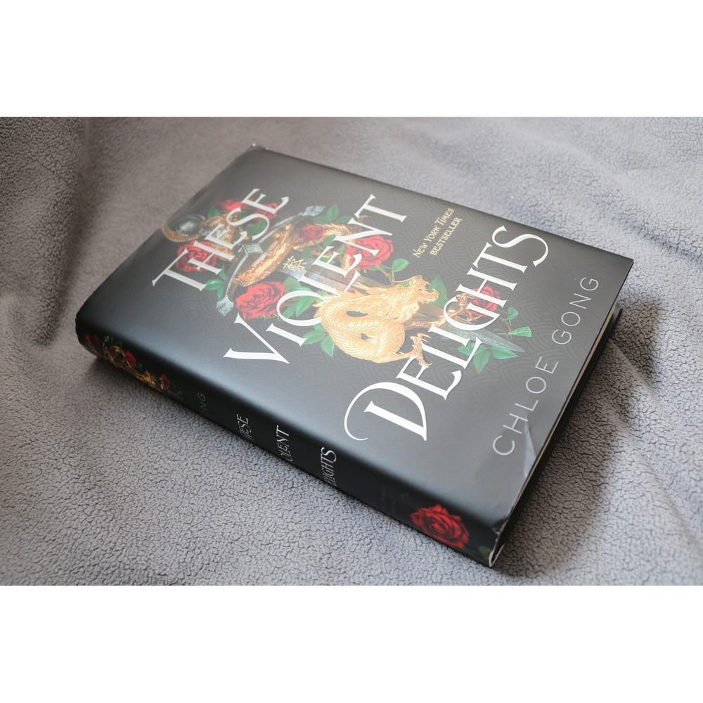 CHLOE GONG These Violent Delights Hardcover Book YA Fantasy Romance Novel Black